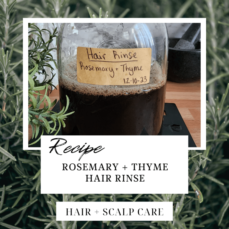 Rosemary Hair Water: Simple 2 Ingredient Recipe!