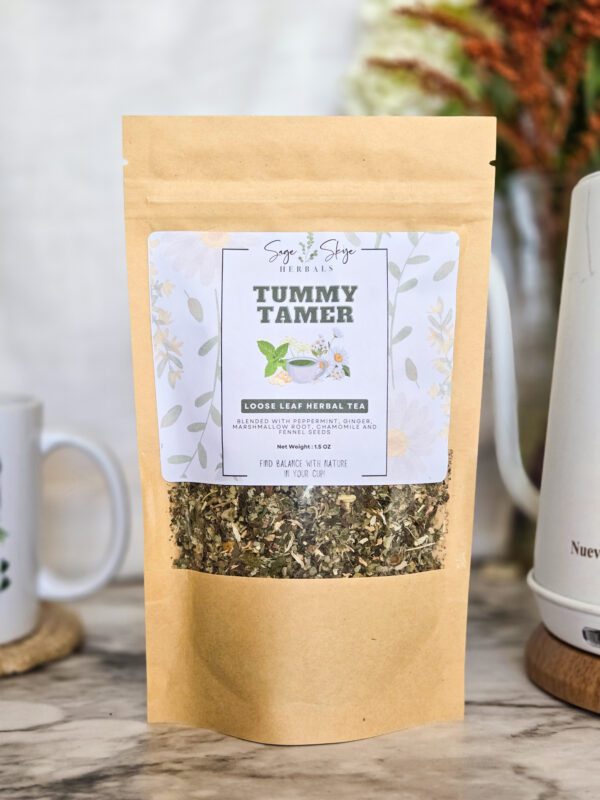 tummy tamer herbal tea blend