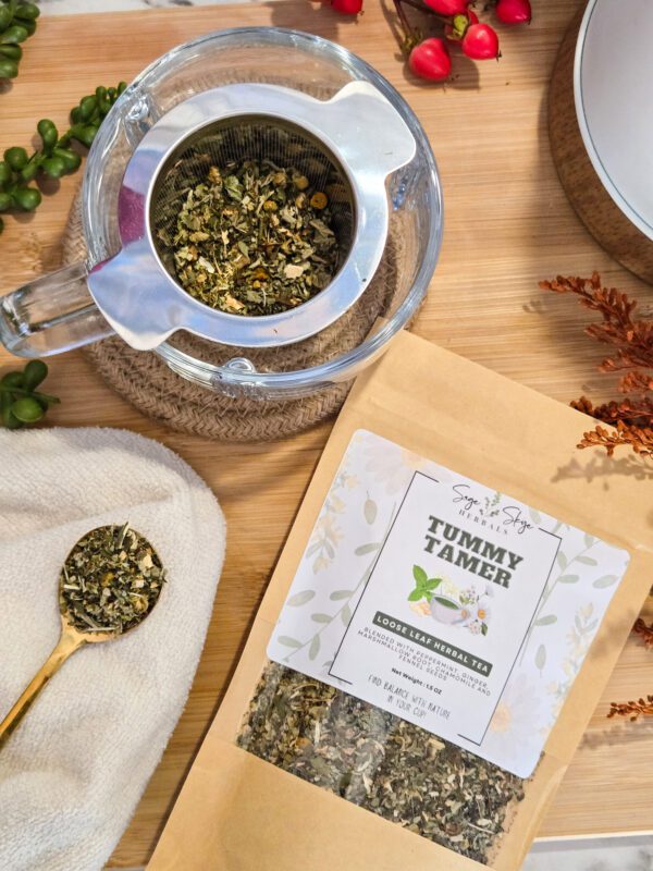 tummy tamer herbal tea blend