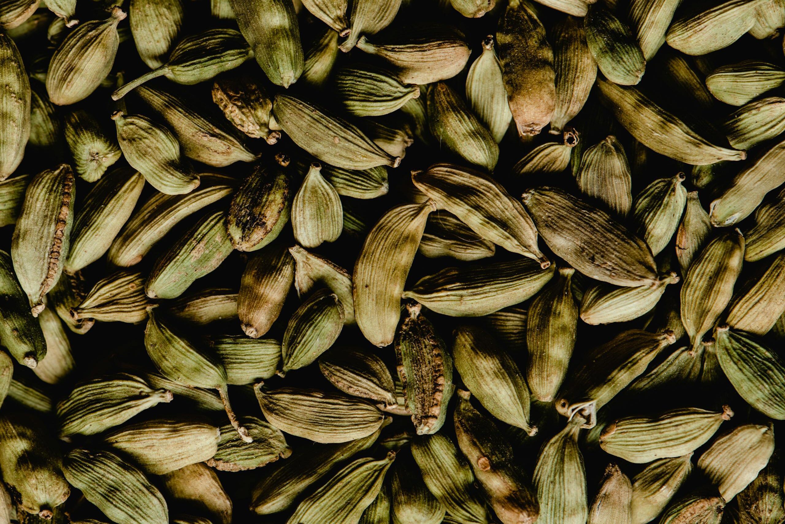 Pile of Green Cardamoms