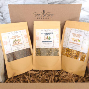 loose leaf tea bundle-cozy season-gift set