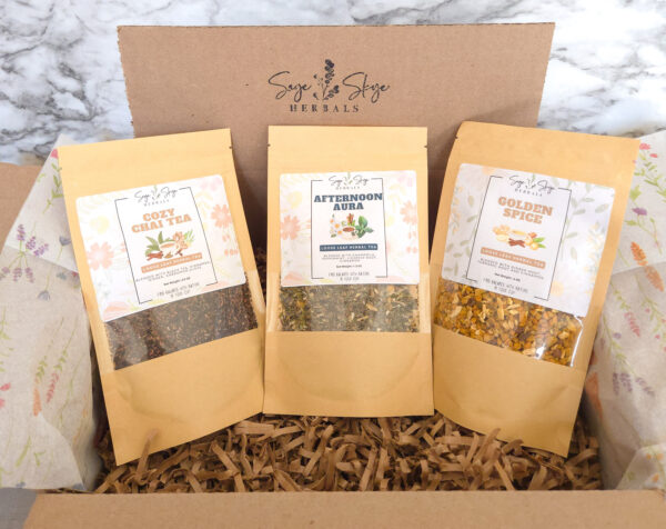 loose leaf tea bundle-cozy season-gift set