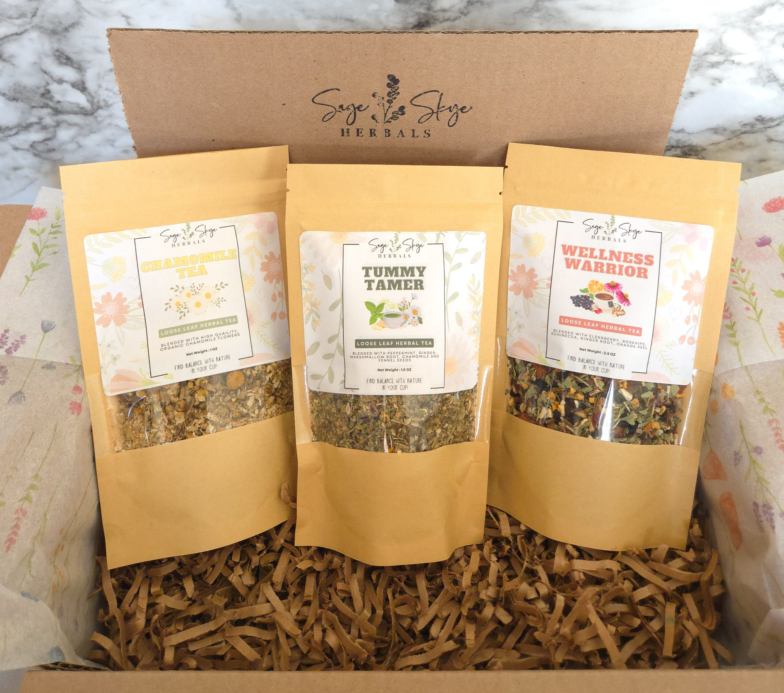 herbal tea wellness bundle